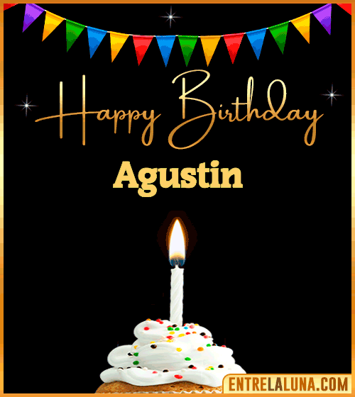 GiF Happy Birthday Agustin